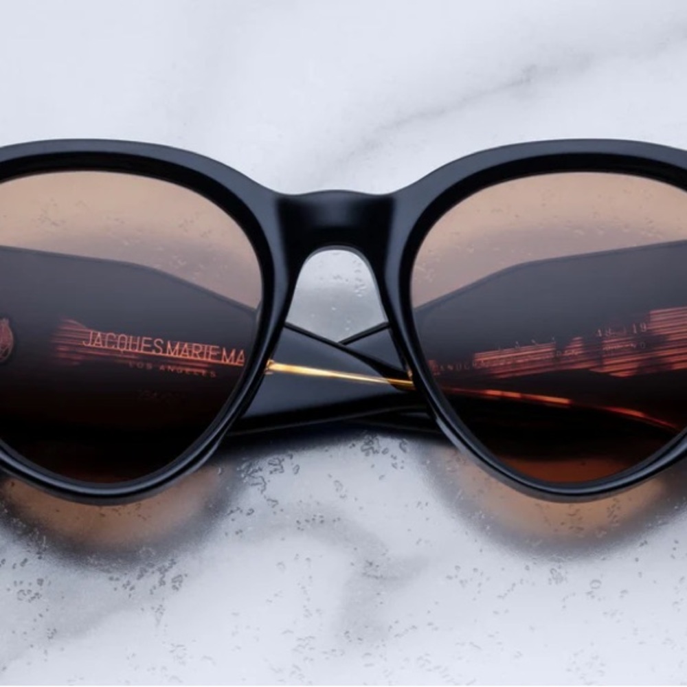 Jacques Marie Mage Black Noir Tortoiseshell Lana Sunglasses Limited Pristine